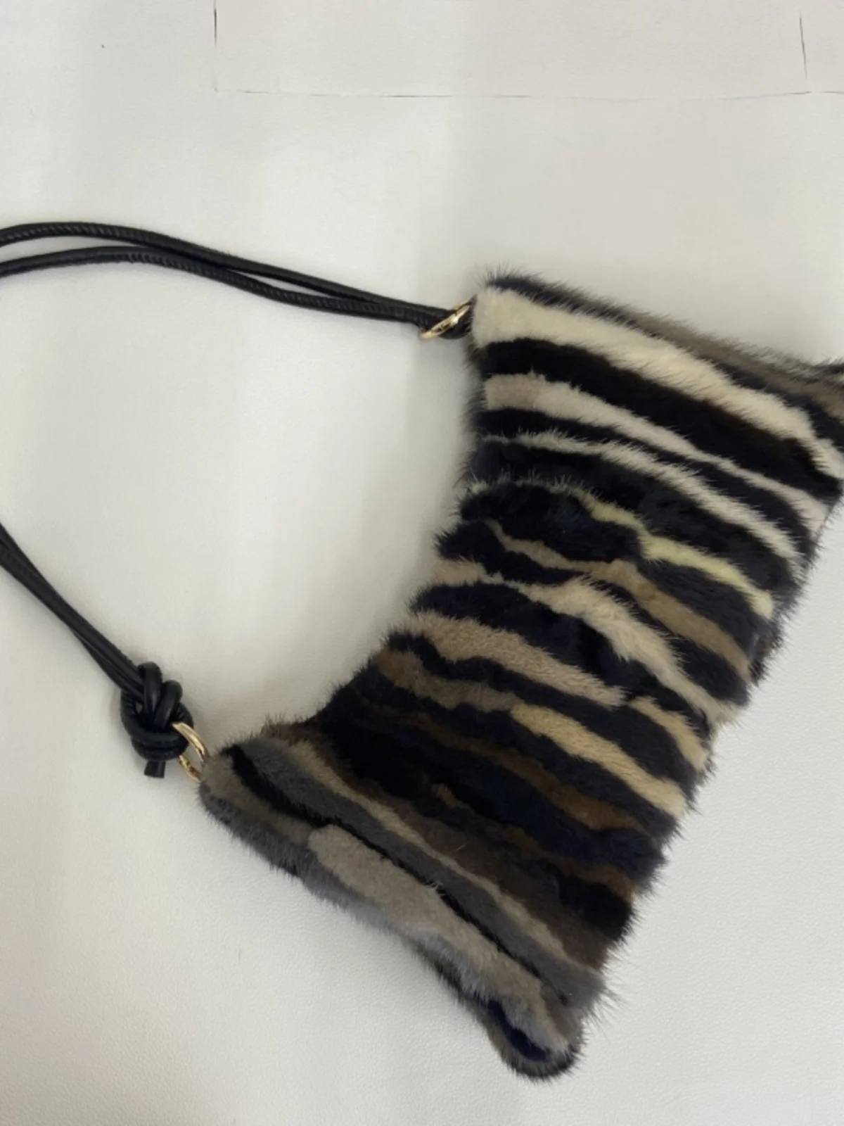 Real Mink Fur Bag Shoulder Bag Luxury Women Purses and Handbags High Quality Fur Crossbody Bags For Women Handbag - Image 4